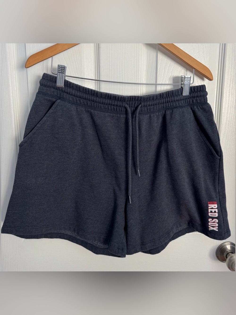 MLB Red Sox Women's Athletic Shorts Dark Blue by Campus Lifestyle